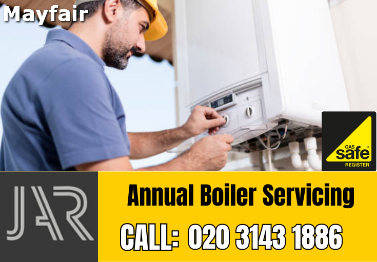 annual boiler servicing Mayfair